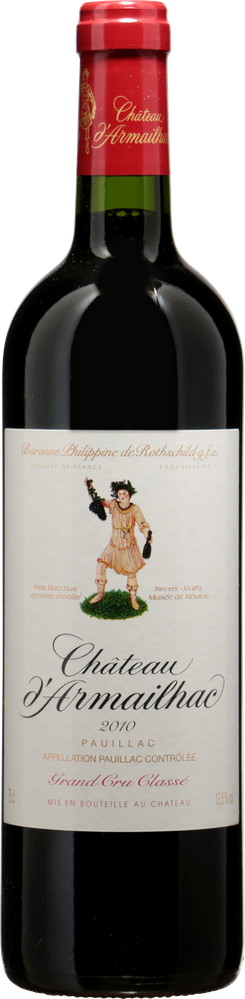 Wein aus Frankreich 5e Grand Cru Classé 2010 Glasflasche