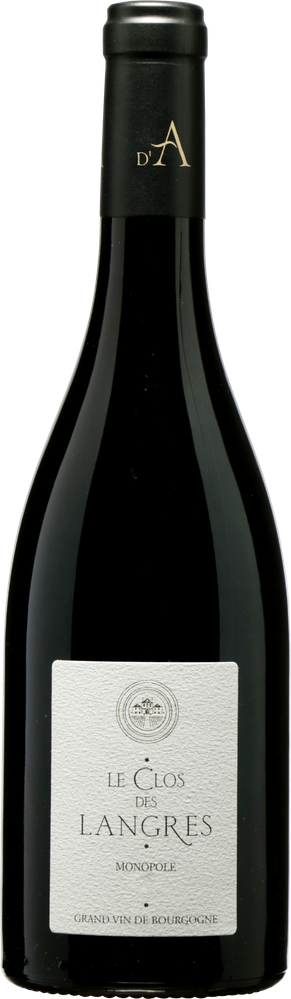 Wein aus Frankreich Le Clos des Langres Monopole rouge 2021 Glasflasche