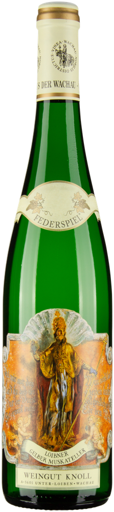 Wein aus Österreich Gelber Muskateller Federspiel 2023 Glasflasche