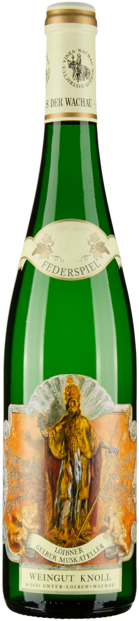Gelber Muskateller Federspiel 2022 von KNOLL aus Österreich