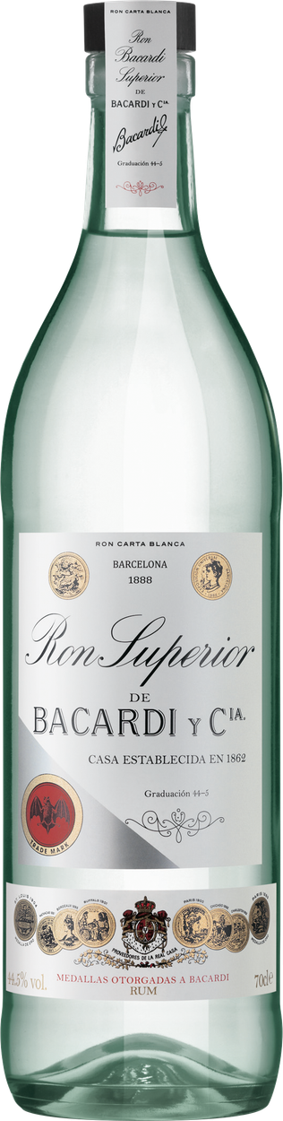 Ron Superior 44,5% von BACARDI aus Puerto Rico
