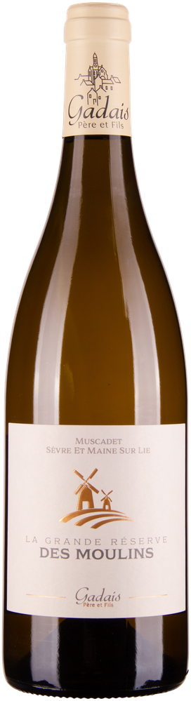 Wein aus Frankreich Muscadet La Grande Réserve du Moulin 2022 Glasflasche