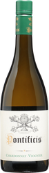 Wein aus Frankreich Pontificis Chardonnay Viognier 2022 Glasflasche