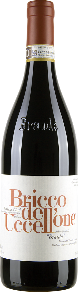 Wein aus Italien Bricco dell'Uccellone 2020 Glasflasche