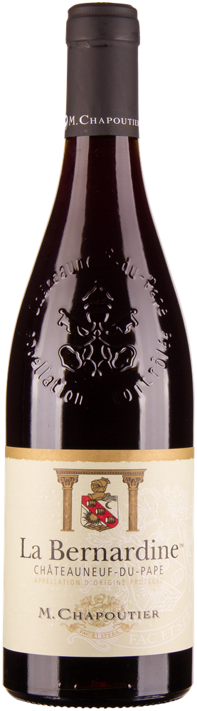 Wein aus Frankreich Châteauneuf du Pape La Bernardine 2021 Glasflasche