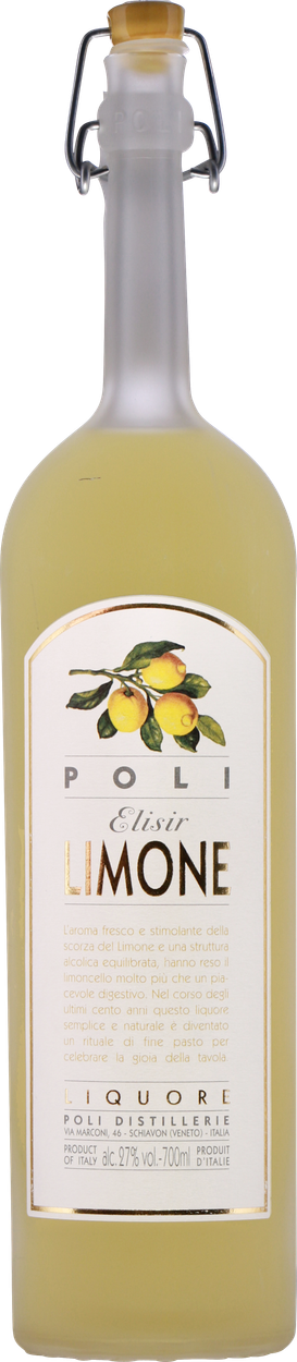 Elisir Limone Liqueur von POLI aus Italien