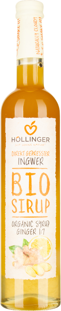 WÖsterreich Ingwersirup bio HÖLLINGER