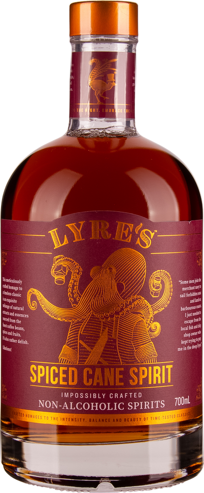 WAustralien Spiced Cane Spirit DE Label LYRE'S