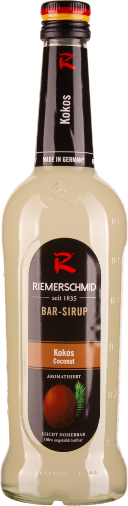 WDeutschland Kokossirup Bar Sirup RIEMERSCHMID