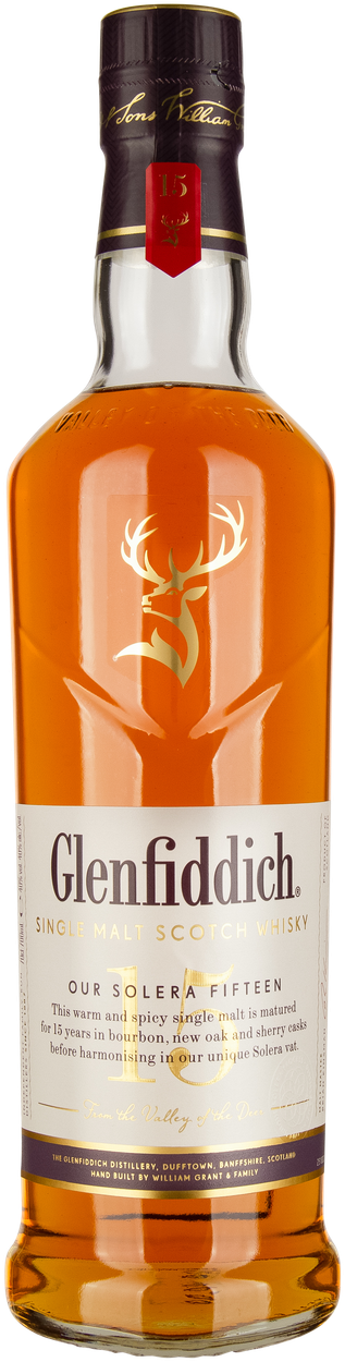 15 years Solera Reserve Speyside Single Malt Scotch Whisky von GLENFIDDICH aus Großbritannien