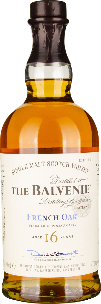 Rarität 16y French Oak Pineau Cask im Geschenkkarton von BALVENIE aus Großbritannien