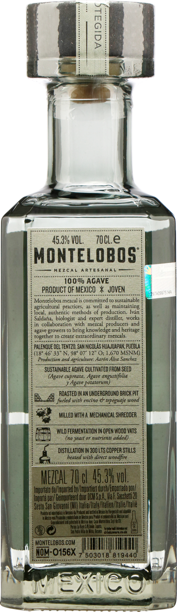 Mezcal Artesanal Ensamble Joven Puebla von MONTELOBOS aus Mexiko