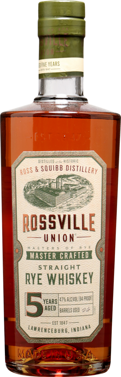 Straight Rye Whiskey 5 YO von ROSSVILLE UNION aus USA