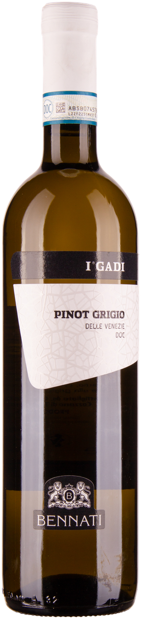 Pinot Grigio I Gadi DOC 2025 von BENNATI aus Italien