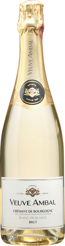 Wein aus Frankreich Crémant de Bourgogne brut blanc de blanc Glasflasche