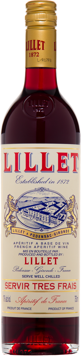 Rouge Weinaperitif von LILLET aus Frankreich