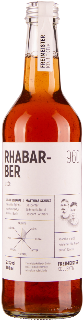 Rhabarberlikör von FREIMEISTERKOLLEKTIV aus Österreich