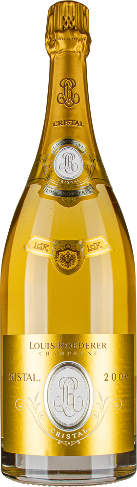 Wein aus Frankreich Cristal im Geschenkkarton 2012 Glasflasche