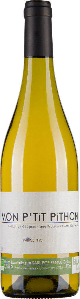 Wein aus Frankreich Mon P'tit Pithon blanc bio 2023 Glasflasche
