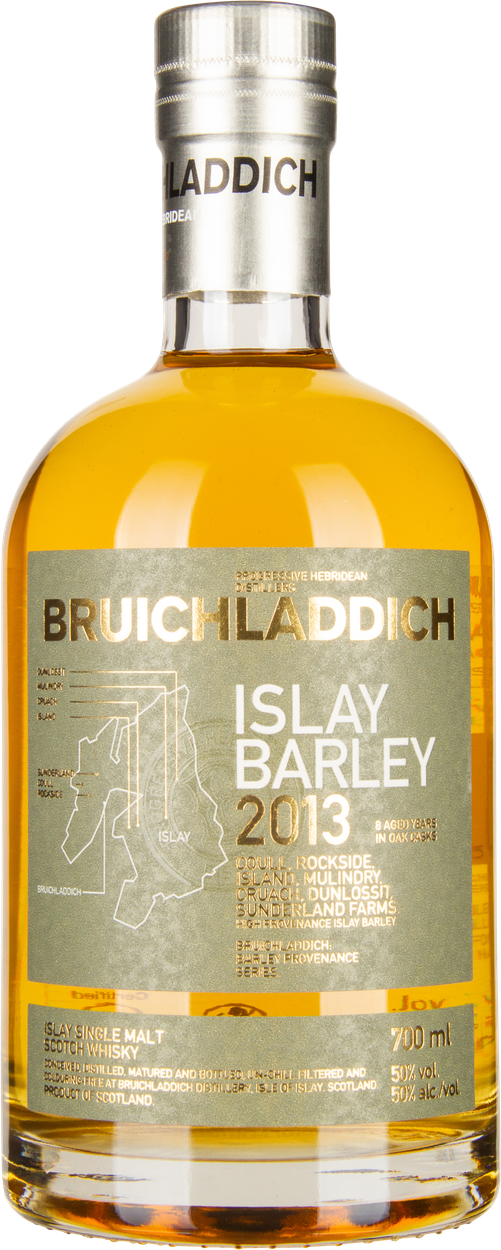 Rarität Islay Barley 2013 Islay Single Malt Scotch Whisky im Geschenkkarton von BRUICHLADDICH aus Großbritannien