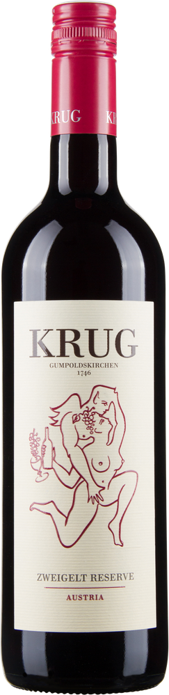 Wein aus Österreich Zweigelt Reserve Eichkogel 2022 Glasflasche