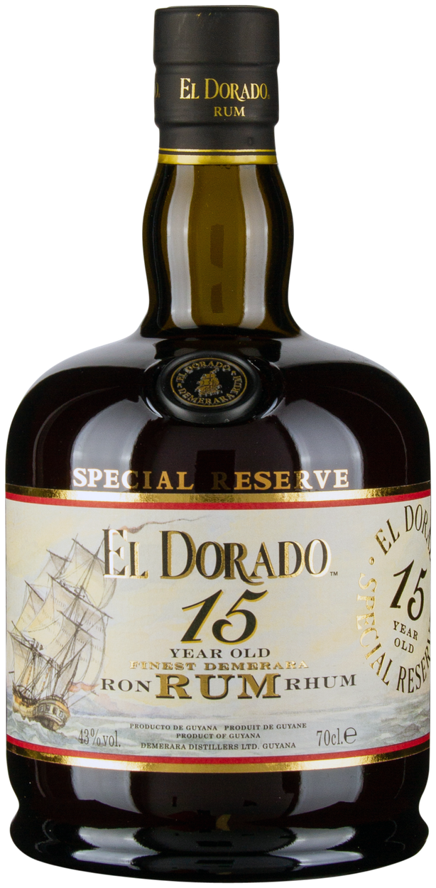 15 years Special Reserve Rum von EL DORADO aus Guyana