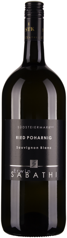 Wein aus Österreich Sauvignon Blanc Ried Poharnig 1STK Südsteiermark DAC bio 2020 Glasflasche