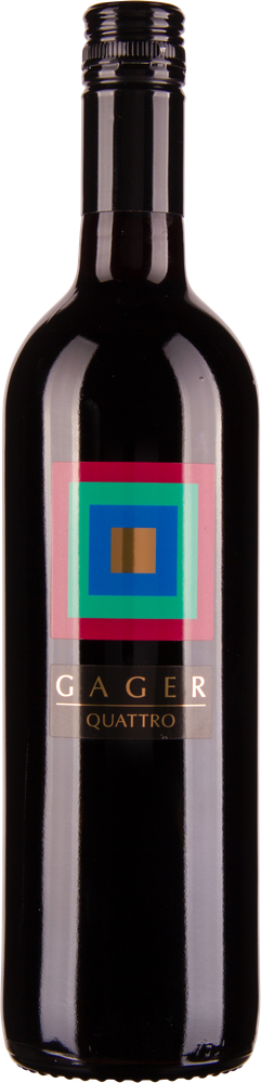 Wein aus Österreich Quattro 2021 Glasflasche