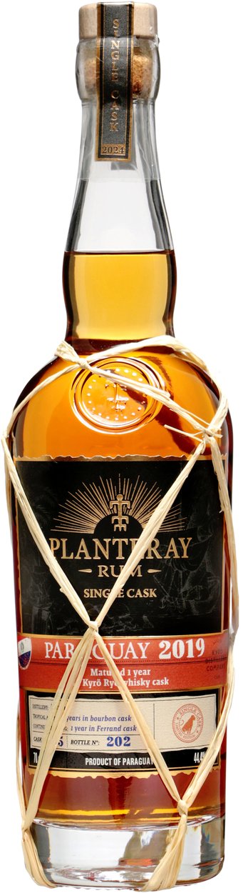 Paraguay 2019 Single Cask Collection 2024, 44,4% vol Kyro Rye Whiskey Cask von PLANTERAY aus Barbados