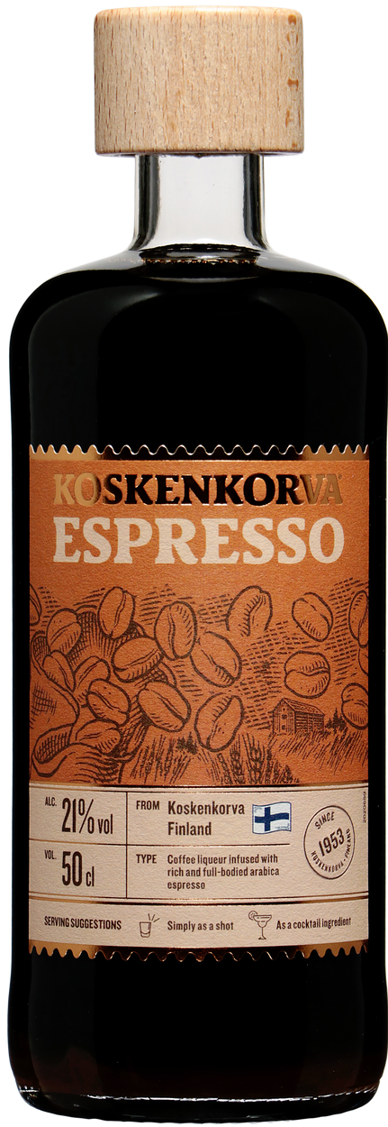 Espresso Kaffeelikör von KOSKENKORVA