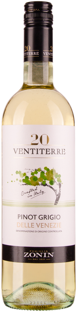 Wein aus Italien Ventiterre Pinot Grigio 2023 Glasflasche