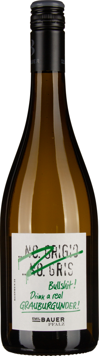 Grauburgunder Bullshit 2020 von EMIL BAUER aus Deutschland