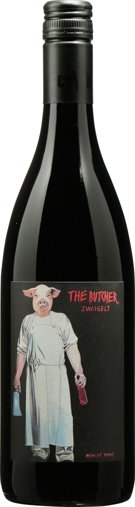 Wein aus  Zweigelt Butcher 2021 Glasflasche