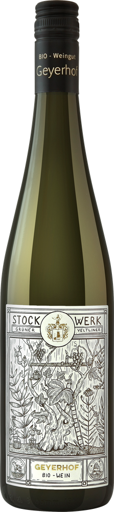 Wein aus Österreich Grüner Veltliner Stockwerk bio 2023 Glasflasche