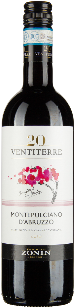 Ventiterre Montepulciano dAbruzzo 2024 von ZONIN aus Italien