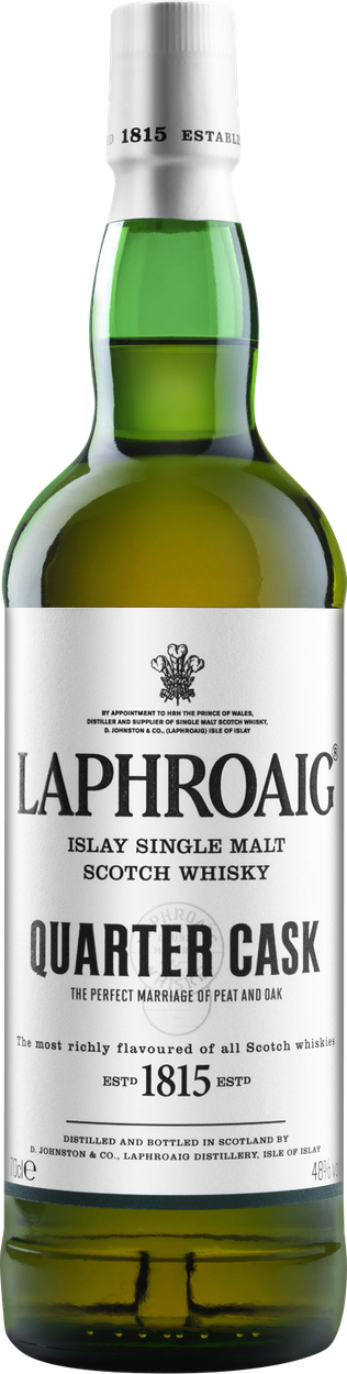 Quarter Cask Islay Single Malt Scotch Whisky im Geschenkkarton von LAPHROAIG aus Großbritannien