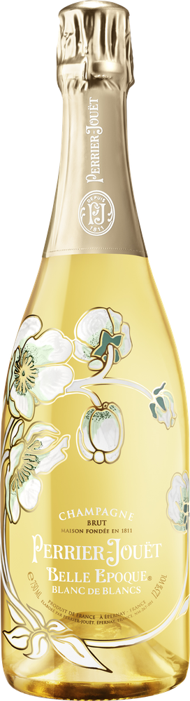 Wein aus Frankreich Belle Epoque Blanc de Blancs 2014 Glasflasche