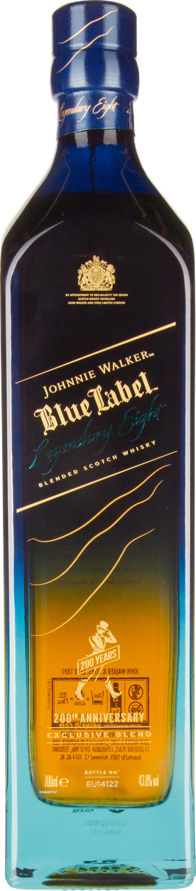 Rarität Blue Label Legendary Eight von JOHNNIE WALKER aus Großbritannien