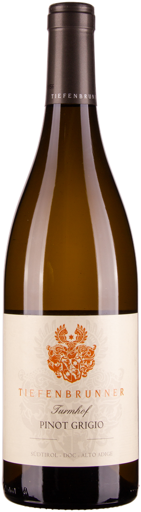 Wein aus Italien Pinot Grigio Turmhof DOC 2021 Glasflasche