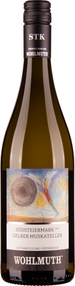 Wein aus Österreich Gelber Muskateller Südsteiermark DAC 2023 Glasflasche