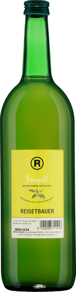 WÖsterreich naturtrüber Apfelsaft REISETBAUER