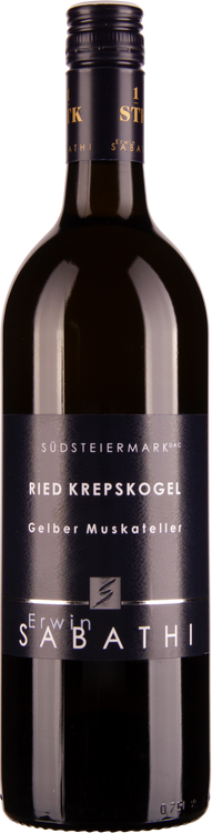 Gelber Muskateller Ried Krepskogel 1STK Südsteiermark DAC bio 2021