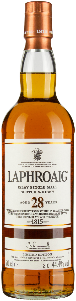 28 years Islay Single Malt Scotch Whisky von LAPHROAIG aus Großbritannien