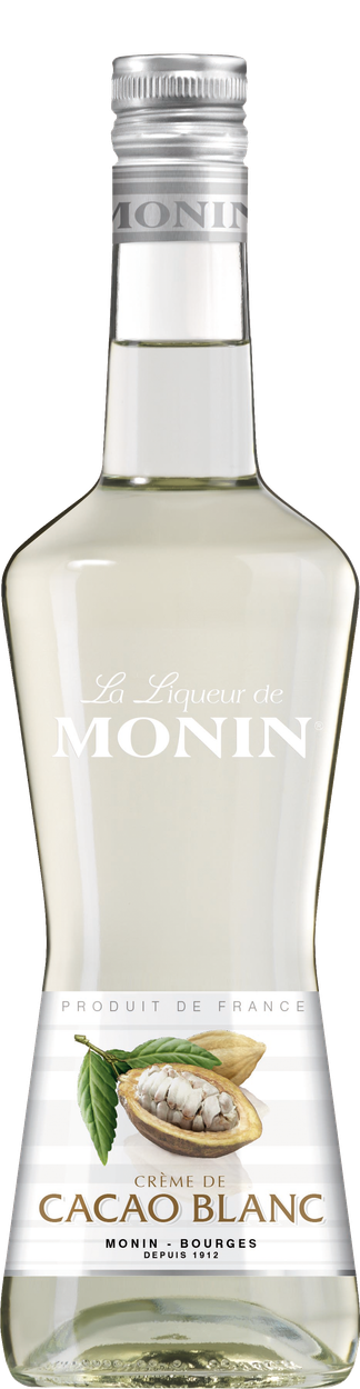 Cacao Weiss Liqueur von MONIN aus Frankreich