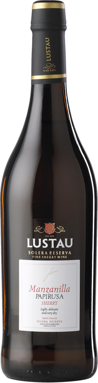 Papirusa Manzanilla Sherry von LUSTAU aus Spanien