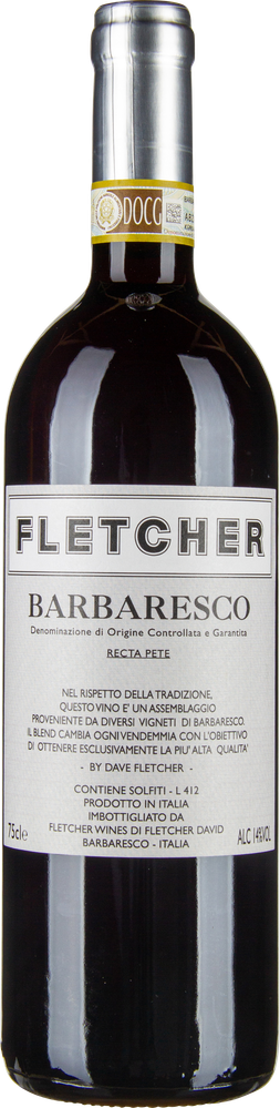 Wein aus Italien Barbaresco DOCG Recta Pete 2021 Glasflasche