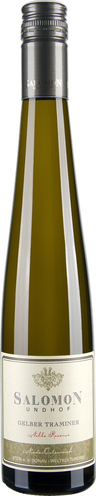 Wein aus Österreich Gelber Traminer Reserve Noble 2016 Glasflasche
