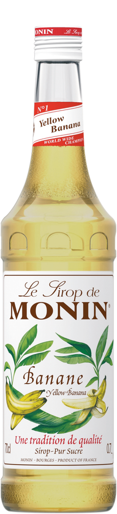 WFrankreich Yellow Banana Sirup MONIN