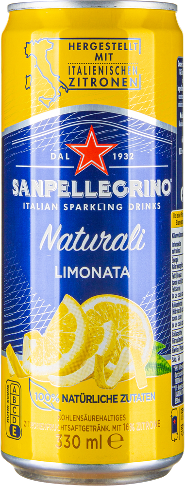 WItalien Limonata SAN PELLEGRINO