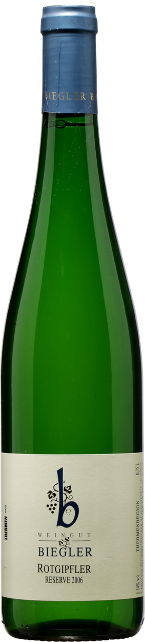 Rarität Rotgipfler Reserve 2006 von BIEGLER aus Österreich